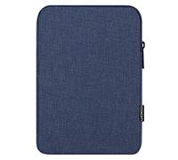 MoKo 12.9 Inch Laptop Sleeve Case Fits 13 Inch New iPad Pro M4 & Air M2 2024, iPad Pro 12.9 M2&M1, Galaxy Tab S8+/S9+ 12.4, Polyester Bag Fit with Apple Pencil or Smart Keyboard, Navy Blue