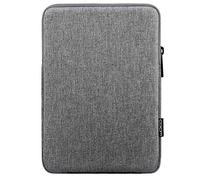 MoKo 12.9 Inch Tablet Sleeve Fits 13 Inch New iPad Pro M4 & Air M2 2024,iPad Pro 12.9 M2&M1,Galaxy Tab S8+/S9+ 12.4,Polyester Bag Fit with Apple Pencil or Smart Keyboard, Light Gray