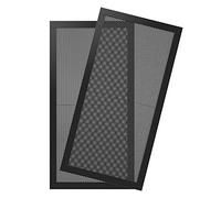 MoKo 120 * 240mm Dust Filter for Computer Cooler Fan, 2 Pack Magnetic Frame PC Fan Dust Mesh PC Cooler Filter Dustproof PVC Cover - Black