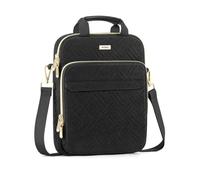 MoKo 13-14 in Puffer Laptop Sleeve Bag for 13-inch New Mac Air/Pro, 14-inch MacBook Pro M4/M3/M2/M1, 13.8” Surface, Puffy Laptop Carrying Case with Handle & Shoulder Strap, Black