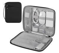 MoKo 13-14 Inch Laptop Sleeve Bag Carrying Case with Handle, Padded Protective Travel Bag for New 13-inch Mac Air/Pro M4, 14” Mac Pro M3/M2/M1, 13“ Mac Air M3/M2/M1, Black