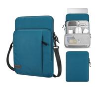 MoKo Laptop Sleeve Bag for 13.3-14 Inch, Notebook Carrying Case with Pocket Fits MacBook Pro M3/M2 14/13, M1 Max 14.2 2023-2021/Air 13.6 M2 2022, Surface Pro 9/8, Peacock Blue