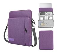 MoKo 13-14 Inch Laptop Sleeve Bag for MacBook Air 13 inch M4/M3/M2/M1 (2025-2018), MacBook Pro 14 M4 M3 2024-2021, Carrying Pouch Laptop Sleeve Case with Pocket, Purple