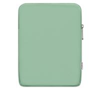 MoKo 13 Inch Tablet Sleeve Fits 13inch iPad Air M3 2025, iPad Pro M4/Air M2 2024, iPad Pro 12.9, Galaxy Tab S8+/S9+ 12.4, Polyester Bag Fit with Apple Pencil or Smart Keyboard, Bodhi Green