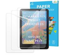 MoKo 1PC Anti-Glare and 2PCS Tempered Glass Screen Protector for 7'' Kindle Paperwhite 12th Generation 2024 and Kindle Colorsoft 2024 & 2025, Boox Go 7, Kobo Libra, 9H Anti-Bubble & Scratch HD Clear
