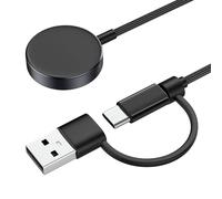 MoKo 2-in-1 Charger Compatible with Samsung Galaxy Watch 8/7/Ultra/6/5/4/3