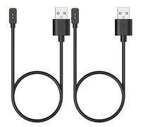 MoKo 2 Pack Charger Compatible with Xiaomi Smart Band 9/9 Pro/9 Active/8/8 Pro/8 Active/Redmi Watch 5/5 Active/5 Lite/4/3 Active/Redmi Smart Band 2, Charging Dock with 3.3ft/1m USB Charging Cable, B