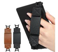 MoKo 2 Pack Hand Strap for 6-8" Kindle eReaders Tablets, Stone Black+Brown