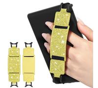 MoKo 2 Pack Hand Strap for 6-8" Kindle eReaders Tablets,Yellow+Shiny Yellow