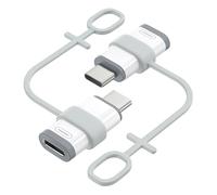 MoKo 2 Pack Lightning to USB C Adapter for iPhone Air 17 16 16e 15 Pro Max Plus, iPad, Galaxy - NOT for Earphones/Microphone/Flash Drive/iPencil, USB-C to Lightning Adapter ONLY for Charging/Data Sync