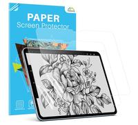 MoKo 2 Pack Paper Screen Protector for iPad Air 11 Inch M3 2025/M2 2024 (Air 7th/6th Generation), Write and Draw Like on Paper Anti-Glare Matte PET Film, Anti-Scratch, Compatible with Apple Pencil