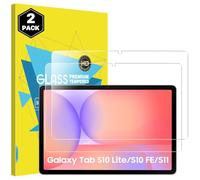 MoKo 2 Pack Screen Protector for Samsung Galaxy Tab S10 Lite/S10 FE/S9 FE 5G 10.9 inch & S11/S9 11 inch, Tempered Glass Film, 9H Hardness with HD Clear, Anti-Scratches, Case Friendly Accessories