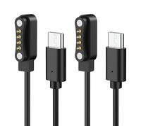 MoKo 2 Pack USB-C Charging Cable for PLAUD Note AI, 3.3FT Fast Charging Cord Plaud Replacement Charger for Note Pro AI Voice Recorder, Black