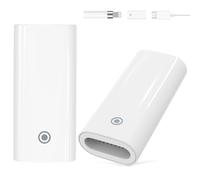MoKo 2 Pcs Adapters, Charging Converter for iPencil 1st Gen, Type-C to Lightning Connector, Female to Female Charger Adapter for iPad 10th Gen, Apple Pencil Accessories, White