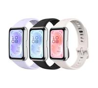 MoKo 3 Pack Soft Silicone Replacement Straps, Multi Color Waterproof Wrist Bands Compatible with Huawei Band 11 / Band 11 Pro for Men Women