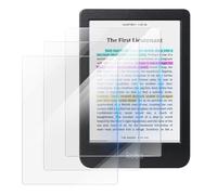 MoKo 3 Pack Tempered Glass Screen Protector for 6 Inch Kobo Clara BW & Clara Color 2024, Anti-Bubble & Scratch 9H Hardness Film HD Clear Glass for Basic11th Generation E-Reader, Case Friendly