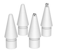 MoKo 4 Pack Replacement Tips for Apple Pencil, No Wear Out Fine Point Apple Pencil Tips, Mix Metal Apple Pen Tips for iPencil 2nd/1st Gen/USB-C/Pro Apple Pencil Nibs