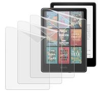 MoKo 4 Pack Screen Protector for 7" Kindle Paperwhite 12th Generation 2026/2025 & Kindle Colorsoft 2025/2024, Anti Glare PET Protective Film Matte Screen Protector for Kobo Libra, Case Friendly