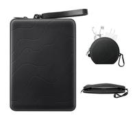 MoKo 6-7 Inch Silicone Clutch Sleeve for Kindles & E-Readers, Multi-Purpose Bag with Accessory Pouch Fits 7" Paperwhite/Colorsoft & 6.8" Paperwhite, 6" Kindles, Kobos, Nook, iPad Mini 6, Black