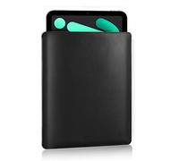 MoKo 7-8 Inch Tablet Sleeve, PU Leather Briefcase Slim Stylish Case Pouch Fit with 8.3 inch iPad Mini A17 Pro 2024, iPad Mini 6/5/4/3/2/1, Galaxy Tab S2 8.0, Tab A 8.0, ZenPad Z8s 7.9, Black
