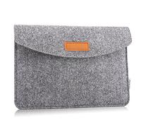 MoKo 9-11 Inch Felt Tablet Sleeve Bag Carrying Case Fits with New 11-inch iPad Air M2, New 11-inch iPad Pro M4, iPad 10th Gen 10.9, iPad 9/8/7th 10.2, iPad Air 5/4th 10.9, iPad 9.7, Light Gray