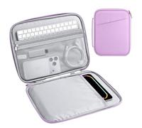 MoKo 9-11 Inch Padded Tablet Sleeve Protective Carrying Case for iPad A16 2025/Pro 11-in, i-Pad 10th/Air 5/4th 10.9'', iPad 9/8. 10.2, Galaxy Tab S8/S9 11'', Tablet Bag with Handle, Lilac