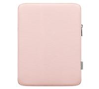 MoKo 9-11 inch tablet case for iPad 11-inch A16 2025, 10.2-inch iPad 2021, Pro 11 M5, Air M3, Galaxy Tab A11+/ A9+, Protective Sleeve Bag for Pencil/Magic Keyboard, Baby Pink