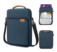 MoKo 9-11 Inch Tablet Sleeve Bag Handle Carrying Case with Shoulder Strap Fits 11inch iPad Air M3, iPad A16 2025, Pro 11 inch, iPad 10/9/8/7th Gen, Tab S8/S9 11", Indigo