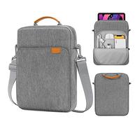 MoKo 9-11 Inch Tablet Sleeve Bag Handle Carrying Case with Shoulder Strap Fits 11inch iPad Air M3, iPad A16 2025, Pro 11 inch, iPad 10/9/8/7th Gen, Tab S8/S9 11", Dark Gray