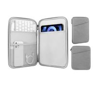 MoKo 9-11 Inch Tablet Sleeve Case,Fits New iPad Air/Pro 11 inch 2024, iPad Air 5/4th 10.9, iPad 10th Gen 10.9, iPad 9/8/7th 10.2,Galaxy Tab S8/S9 11,Protective Bag Carrying Case with Pocket,Light Gray