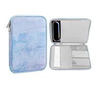 MoKo 9-11 Inch Tablet Sleeve Case, Fits 11inch iPad Air M3, iPad A16 2025, Pro 11 M4, iPad 10/9/8/7th, Galaxy Tab S9/S8/A8/A7, Protective Bag Carrying Case with Pocket, Sea Blue