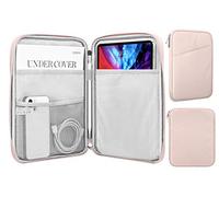 MoKo 9-11 Inch Tablet Sleeve Case,Fits New iPad Air/Pro 11 inch 2024, iPad Air 5/4th 10.9, iPad 10th Gen 10.9, iPad 9/8/7th 10.2, Galaxy Tab S8/S9 11,Protective Bag Carrying Case with Pocket, Pink
