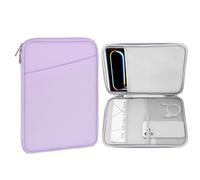 MoKo 9-11 Inch Tablet Sleeve Case,Fits iPad Air 5/4th 10.9,iPad Pro 11 M2 2022-2018,iPad 10th 10.9 2022,Galaxy Tab S9 11,Tab S8/A8/A7 2022,Protective Bag Carrying Case with Pocket, Lilac