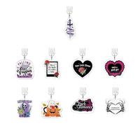 MoKo 9PCS Dust Plug Charms for E-Reader, Dark Romance Theme Cute Type-C Charging Port Dust Plugs Compatible with E-Reader Phone Tablet, Gift for Book Lovers, Students, Teachers, Friends, Readers