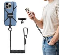 MoKo Anti-Theft Phone Lanyard with Retractable Steel Line