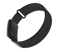 MoKo Bicep Band for Amazfit Helio Strap, 22mm Nylon Arm Ankle Band Replacement Wristband, Adjustable Sport Loop Armband, Phantom Black