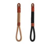 MoKo Camera Hand Wrist Strap [2 Pack], Cotton Adjustable Camera Hand Grip Strap Wristband Stability Security Compatilbe with Fujifilm/Nikon/Sony/Olympus/Panasonic/SLR/DSLR Digital Cameras, Black/Brown