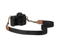 MoKo Camera Strap, Cotton Woven Camera Strap, Adjustable Universal Neck & Shoulder Strap for Video Camcorder, Binoculars, and Nikon/Canon/Sony/Minolta/Panasonic/SLR/DSLR Digital Cameras, Black