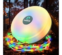 MoKo Camping String Lights, 3 in 1 Portable Rechargeable Outdoor Fairy Lights with 8 Lighting Modes, 32.8Ft Retractable String Lights for Outdoor, Garden, Christmas Decoration, Colorful