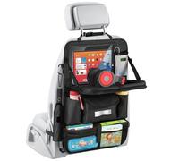 MoKo Car Organizer Back Seat, 8 Pockets Foldable Tray 600D Black, 1 Pack