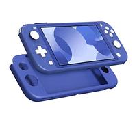 MoKo Case Compatible with Switch Lite, Silicone Protective Rubber Cover, Shock-Absorption Anti-Scratch Non-Slip Case Compatible with Switch Lite Console - Blue