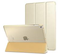MoKo Case Fit 2018/2017 iPad 9.7 5th / 6th Generation, Slim Lightweight Smart Shell Stand Cover Translucent Frosted Back Protector Fit Apple iPad 9.7 Inch 2018/2017, Champagne Gold(Auto Wake/Sleep)