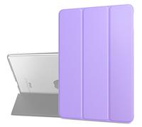 MoKo Case Fit 2018/2017 iPad 9.7 5th / 6th Generation, Slim Lightweight Smart Shell Stand Cover with Translucent Frosted Back Protector Fit Apple iPad 9.7 Inch 2018/2017, Spring Lilac(Auto Wake/Sleep)