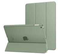 MoKo Case Fit 2018/2017 iPad 9.7 5th / 6th Generation - Slim Lightweight Smart Shell Stand Cover with Translucent Frosted Back Protector Fit Apple iPad 9.7 Inch 2018/2017, Sage Green