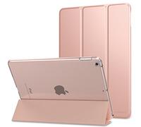 MoKo Case Fit 2018/2017 iPad 9.7 5th / 6th Generation, Slim Lightweight Smart Shell Stand Cover with Translucent Frosted Back Protector Fit Apple iPad 9.7 Inch 2018/2017, Rose GOLD(Auto Wake/Sleep)