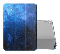 MoKo Case Fit iPad 9.7 5th / 6th Generation 2017/2018 - Slim Lightweight Hard Shell Stand Cover with Translucent Frosted Back Protector Fit iPad 5 iPad 6 9.7 2018/2017, Auto Wake/Sleep, Starry Sky