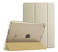 MoKo Case Fit New iPad 9th Generation 2021/8th Generation 2020/7th Gen 2019, iPad 10.2 Case - Slim Smart Shell Stand Cover with Translucent Frosted Back Protector,Champagne Gold(Auto Wake/Sleep)