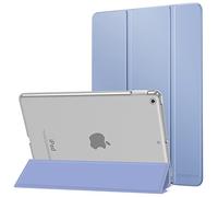 MoKo Case Fit New iPad 9th Generation 2021/8th Generation 2020/7th Gen 2019, iPad 10.2 Case - Slim Smart Shell Stand Cover with Translucent Frosted Back Protector, Lavender Purple(Auto Wake/Sleep)
