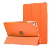 MoKo Case Fit New iPad Mini 5 2019/Mini 4 2015 (5th/4th Generation 7.9 inch), Slim Lightweight Smart Shell Stand Cover with Translucent Frosted Back Protector, with Auto Wake/Sleep, Orange