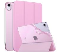 MoKo Case Fit New iPad Mini 7 (A17 Pro), 8.3-inch, Soft TPU Translucent Frosted Back Cover Case for iPad Mini 7th, Nosegay Pink